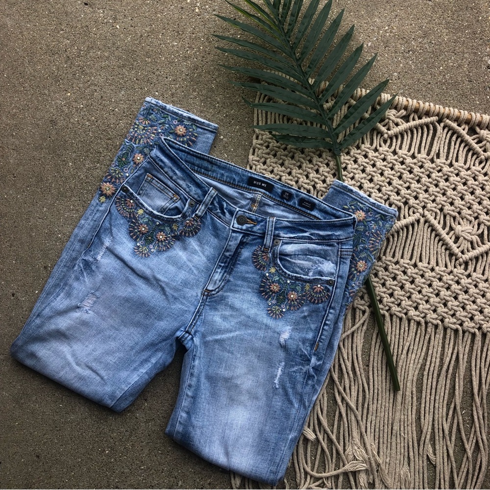 Miss Me Ankle Skinny Jeans Size 26